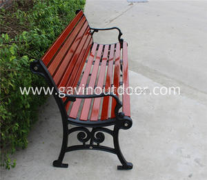<strong>Cast</strong> <strong>Iron</strong> Garden <strong>Bench</strong> Wood Slats <strong>Bench</strong> with <strong>Cast</strong> <strong>Iron</strong> <strong>Bench</strong> <strong>Ends</strong> - Product Image 5