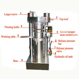Henan Lewin Industrial Cold Press Hydraulic Oil Pressing Machine For Avocado Coconut