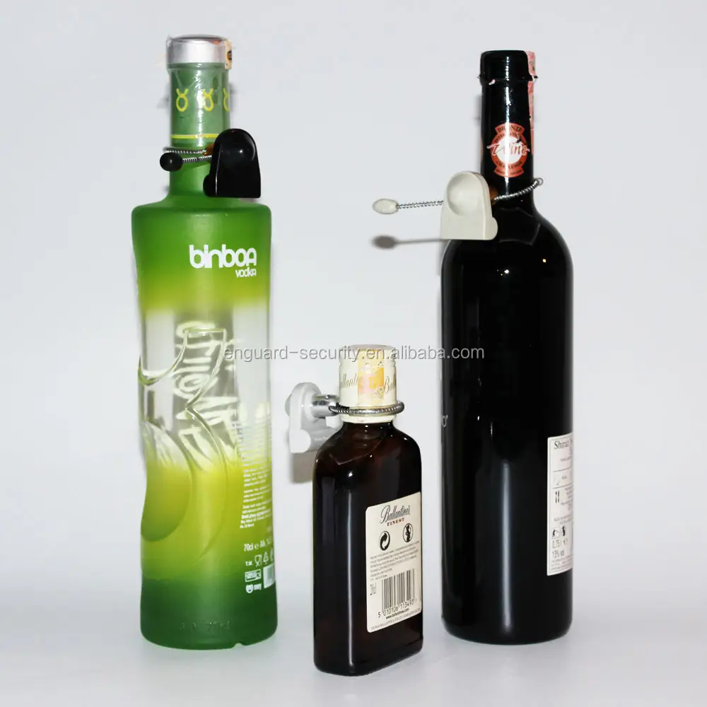 Promoción de stock listo (8.2 M) Cuello de Botella Etiquetas Duras EAS Antirrobo Seguridad Del Vino Con El Plástico sensor de ro
