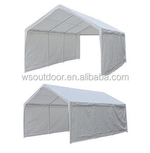 <span class=keywords><strong>12</strong></span> <span class=keywords><strong>x</strong></span> Tugas berat Carport 20-kaki, Penampungan mobil Kanopi dengan 2 Removable Panel Samping dan <span class=keywords><strong>8</strong></span> Kaki Baja, putih - Product Image 1