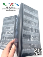 Personnalisé Tri Pli Couverture Rigide En Plastique Livre D'échantillons pour Fraises Dentaires