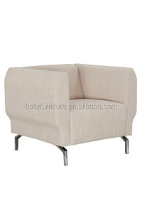 David HL-6013 Milan Urbain Simpliste et Lin Tissu Unique Siège Club Chaises D'appoint - Product Image 5