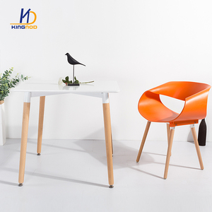 KINGNOD Contemporary <strong>Kitchen</strong> Furniture Solid Wood MDF <strong>Square</strong> Dining <strong>Table</strong> - Product Image 5