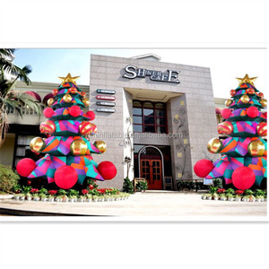 Cây Giáng Sinh Đầy Màu Sắc Bơm Hơi Khổng Lồ Bán Chạy 2017 Với Bóng Bóng Bơm Hơi Shinny - Product Image 1