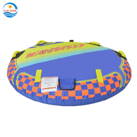Bouée de ski nautique gonflable en PVC Warp Speed, sans corde, pour bateau, capacité 2 personnes, jusqu'à 100 kg, pour homme