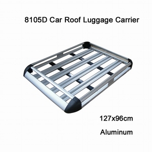 Canasta <span class=keywords><strong>Universal</strong></span> de Aluminio para Techo de Auto, Portaequipajes con Barras Transversales, Capacidad de 100 kg - Product Image 5