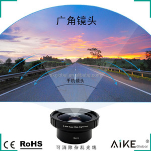 Aikeglobal HD điện thoại di động máy ảnh ống kính 0.45X siêu rộng ống kính 15x siêu Macro Ống kính <span class=keywords><strong>2</strong></span> trong 1 bộ phụ kiện di động điện thoại - Product Image 2