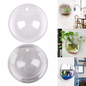 Creative Design Home Decor Transparante Wand Gemonteerde Plant Opknoping Vaas Acryl Vis Kom Aquarium Aquarium Met Hoge Kwaliteit - Product Image 3