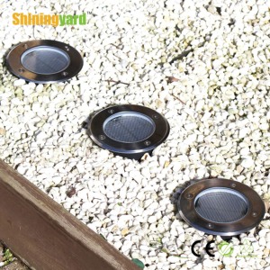 Lumière solaire LED pour allée, terrasse, lumière solaire au sol, piscines, jardin, chemin, clôture, lumière encastrée LED, lumière carrée et <span class=keywords><strong>ronde</strong></span> pour extérieur - Product Image 4