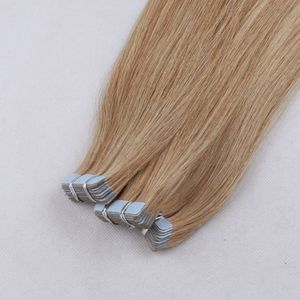 Cinta de trama de piel dibujada doble en extensiones de cabello humano Cinta humana afroamericana 100% Remy indio 20 piezas/paquete de existencias - Product Image 3