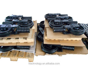 B15 Mini Graafmachine Onderwagen Front <span class=keywords><strong>Idler</strong></span> Montage Met Trekveer - Product Image 2