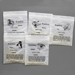 Élastiques orthodontiques <span class=keywords><strong>Zoo</strong></span> Pack 5/16" Pingouin 3.5oz Léger 5oz Moyen 6.5oz Lourd pour brackets orthodontiques - Product Image 4