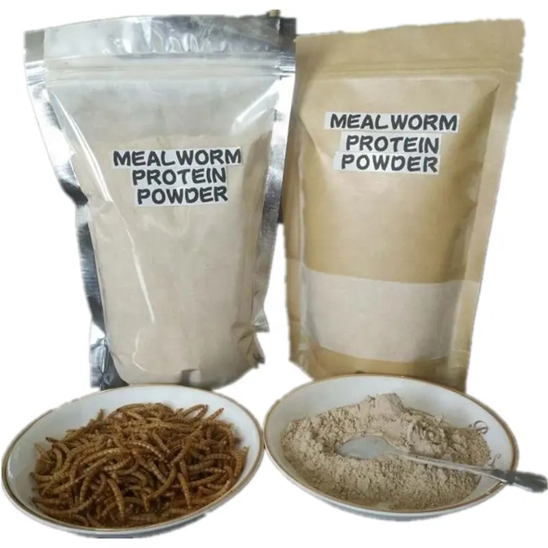 품질 야생 조류 보완 식품 안녕 에너지 Suet 펠렛 Defatted Mealworm 단백질 분말 500g