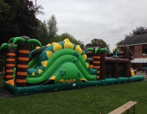 Tienda <span class=keywords><strong>de</strong></span> campaña <span class=keywords><strong>de</strong></span> dinosaurios para niños, juguete infantil para saltar, inflable, pista <span class=keywords><strong>de</strong></span> obstáculos - Product Image 2