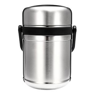 Outdoor Stainless Steel Hiking Working Vacuum Lunch Box Stainless Steel Hot Food Container Heat Preservation With Lid