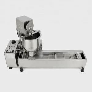 Fabricante de bolinhas, expresso para uso comercial automático, mini fabricante de rosquinha, máquina com 3 conjuntos de molde grátis
