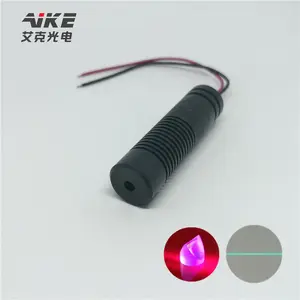 AIKE high power 520nm 50mw green line laser diode module with powell lens