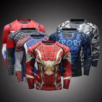 Cody Lundin Rash Guard Langarm Sublimation Spiderman Raglan T-Shirt