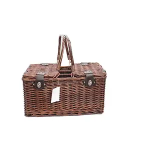 Basket Basket China Suppliers Wicker Willow Picnic Basket With Handle
