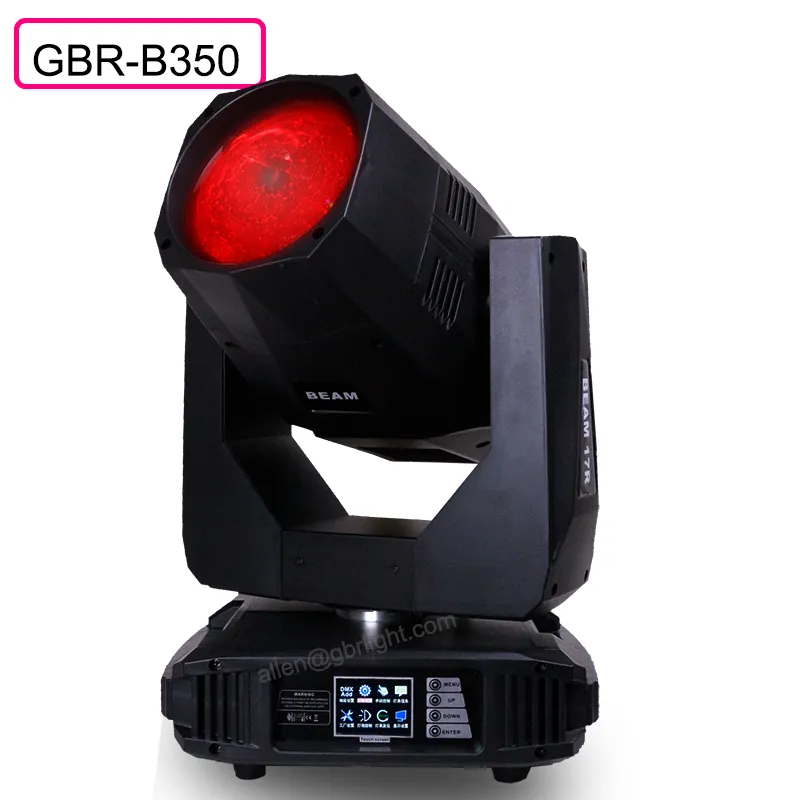 350 วัตต์/380 วัตต์ high power แคบ sharpy beam moving head light สำหรับ big event แสดง