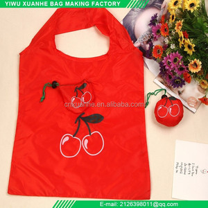 <span class=keywords><strong>2025</strong></span> biểu tượng tùy chỉnh in trái cây polyester <span class=keywords><strong>nylon</strong></span> tái sử dụng có thể gập lại hàng tạp hóa mua sắm túi - Product Image 4