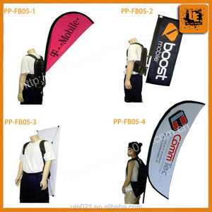 Hot Bán Tùy Chỉnh Ngoài Trời Khuyến Mại Tiếp Thị Đường Phố Quảng Cáo Ba Lô Cờ Và Biểu Ngữ - Product Image 3