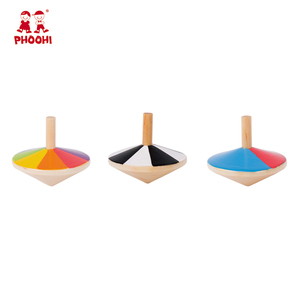 EN STOCK 9 styles toupie <span class=keywords><strong>jouet</strong></span> Coloré divers toupies En Bois Classique en bois jouets pour enfants 3 + - Product Image 5