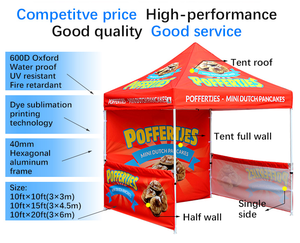 10x10 hızlı up katlanır gazebo fuar olay kolay kurulan çadır özel baskı gölgelik - Product Image 5