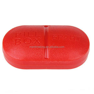 Boîte à pilules portable en forme de pois à 6 compartiments, étui pour médicaments, organisateur - Product Image 3
