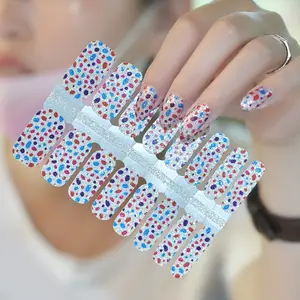 2024 China most popular water transfer nail beauty stickers