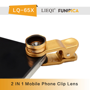 0.65X <span class=keywords><strong>objetivo</strong></span> gran angular de 2 en 1 Tablet PC lente Clip Universal con 6X lente <span class=keywords><strong>Macro</strong></span> - Product Image 4