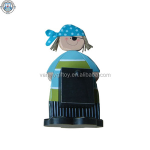 In legno carino pirata da tavolo porta penne porta spazzolino da denti <span class=keywords><strong>per</strong></span> la camera dei <span class=keywords><strong>bambini</strong></span> decorazione regalo di festa <span class=keywords><strong>per</strong></span> i <span class=keywords><strong>bambini</strong></span> - Product Image 2