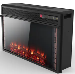 220v-240v电动装饰木插壁炉7色火焰
