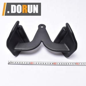 Tricep Press Down <strong>LAT</strong> <strong>Pulldown</strong> <strong>Attachment</strong>, Weight Machine Accessories, V Handle with Neoprene Coating - Product Image 2