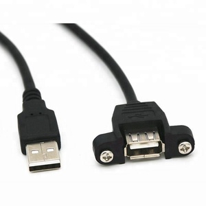 Cavo di <span class=keywords><strong>Prolunga</strong></span> <span class=keywords><strong>USB</strong></span> da Maschio a Femmina con Montaggio a Pannello, Lunghezze 0.3M 1M 1.5M 8M 10M, 2.0A - Product Image 1