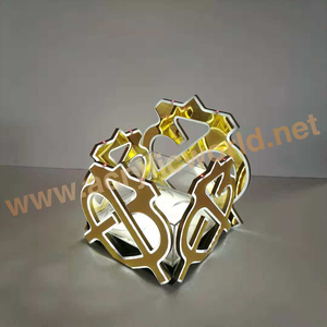 Support de bouteilles de vin et de spiritueux lumineux à LED RGB à changement de couleur, télécommandé et personnalisé, design écologique - Product Image 1