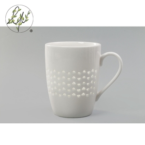Hecho a mano llanura barato blanco grande cerámica taza <span class=keywords><strong>de</strong></span> té - Product Image 1