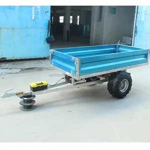 Factory sale hydraulic small dump trailer