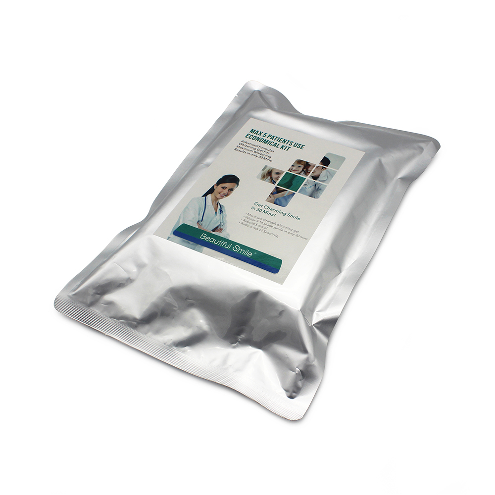 5 personnes Utilise 25% Peroxyde d'hydrogène Gel De Blanchiment Des Dents Professionnel Seringue À Double Barillet Kit