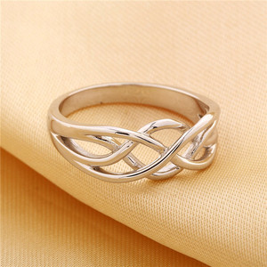 925 in argento celtico eterno nodo d'amore in <span class=keywords><strong>filigrana</strong></span> <span class=keywords><strong>anello</strong></span> da dito di nozze all'ingrosso - Product Image 4