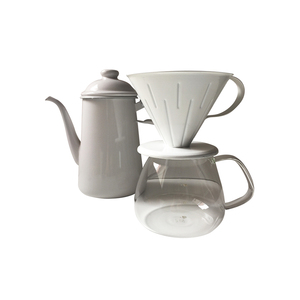 Japanese Enameled Porcelain Ceramic Coffee Dripper - Product Image 5