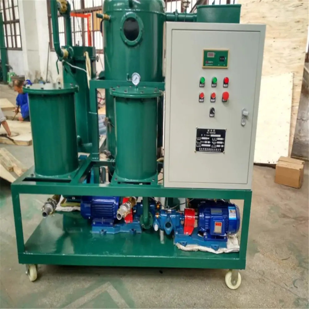ZLA-50 Double-stage Isolerende Olie Herstellende Machine afval transformator olie zuivering machine