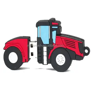 Unidad Flash USB de Tractor 3D a granel barato, tractor usb personalizado