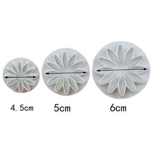 Lixsun 3 unids/set SugarCraft Sunflow émbolo <span class=keywords><strong>de</strong></span> plástico decoración <span class=keywords><strong>de</strong></span> pasteles herramienta <span class=keywords><strong>de</strong></span> corte <span class=keywords><strong>Fondant</strong></span> decoración <span class=keywords><strong>de</strong></span> pasteles - Product Image 3