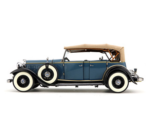 Coche clásico azul de alta calidad, modelo fundido a presión 1 18, para exposición - Product Image 5