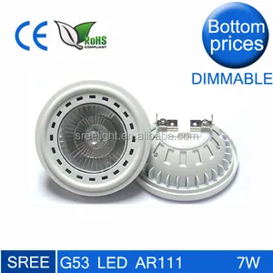 3 years warranty 700lm g53 led ar111 rgb 7w spot light