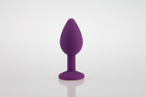 Mini <span class=keywords><strong>Plug</strong></span> <span class=keywords><strong>Anale</strong></span> in <span class=keywords><strong>Silicone</strong></span> Nero con Gemma, Giocattolo Sessuale per Uomini - Product Image 4