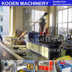 Kooen utiliza mucho 50-110mm plástico máquina de fabricación de tubos de PVC con extrusora - Product Image 3