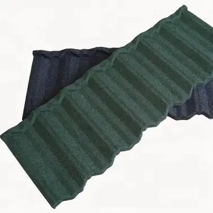 Tanzania Kenya Nigeria color coated galvanized corrugated metal roofing sheet material zinc stone coated roof tile