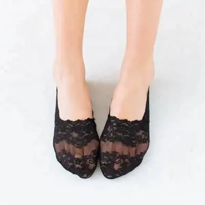 ladies sheer lace footie hot sexy ankle socks